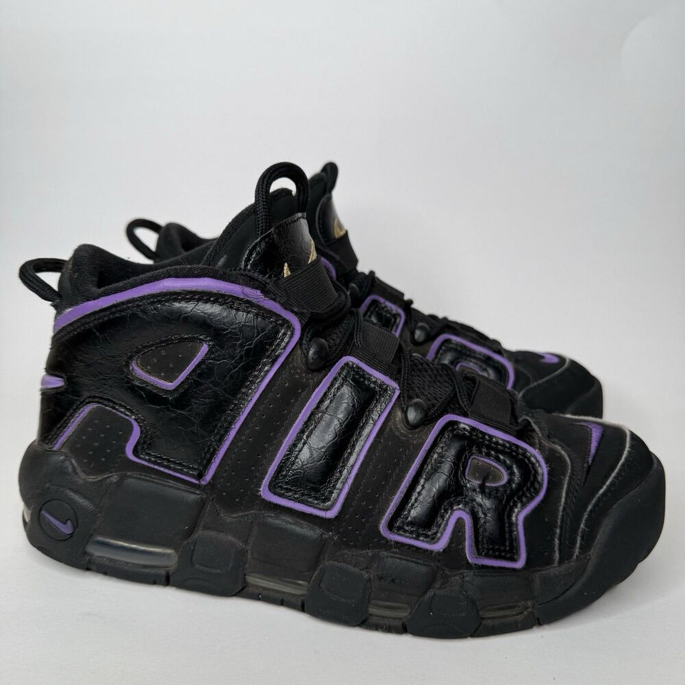 Nike Air More Uptempo 96 Shoes Black Action Grape DV1879-001 Mens Size 8 - Picture 12 of 13